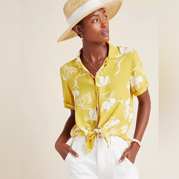 Anthropologie x Faithful Toulin Blouse Size 6 - Picture 5 of 12